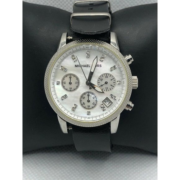 Michael Kors MK5020 Women\'s Black Leather Analog D main image 9